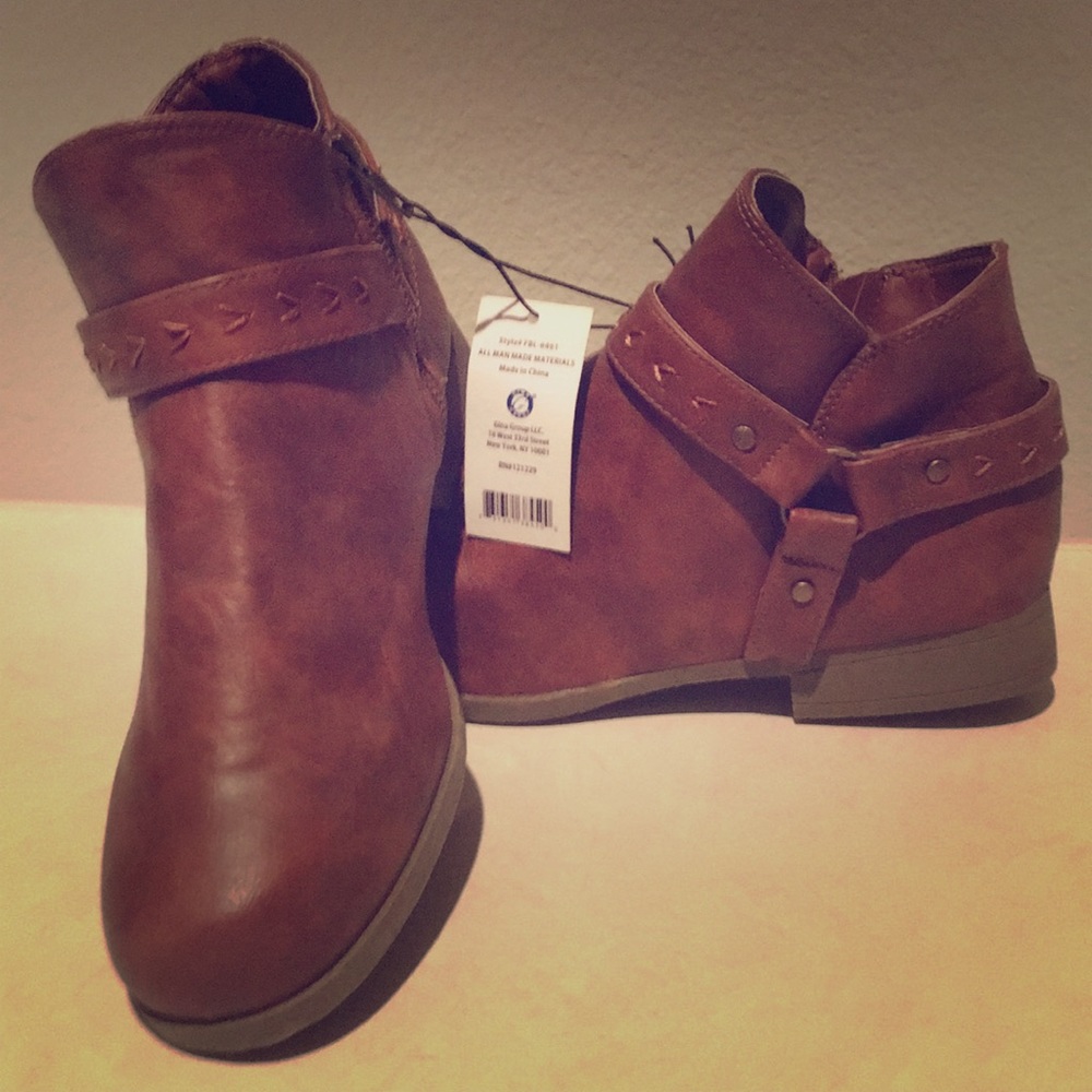 Brown Chatties Ankle Boots